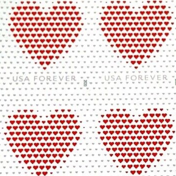 2019 USA Heart  USPS Sheet of 20 - Uncirculated - Picture 3 of 3